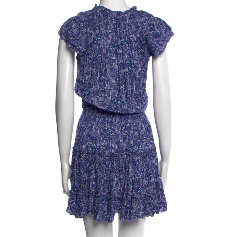 Poupette St. Barth Nava Mini Dress Blue Amarlis NWOT - Picture 10 of 11